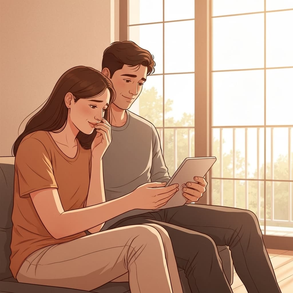 Illustration : Couple stressé découvrant les avantages de l'assurance annulation mariage