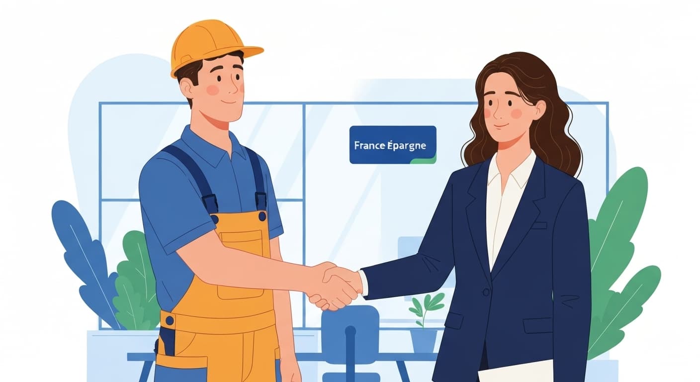 Paysagiste satisfait après souscription assurance avec French Vest
