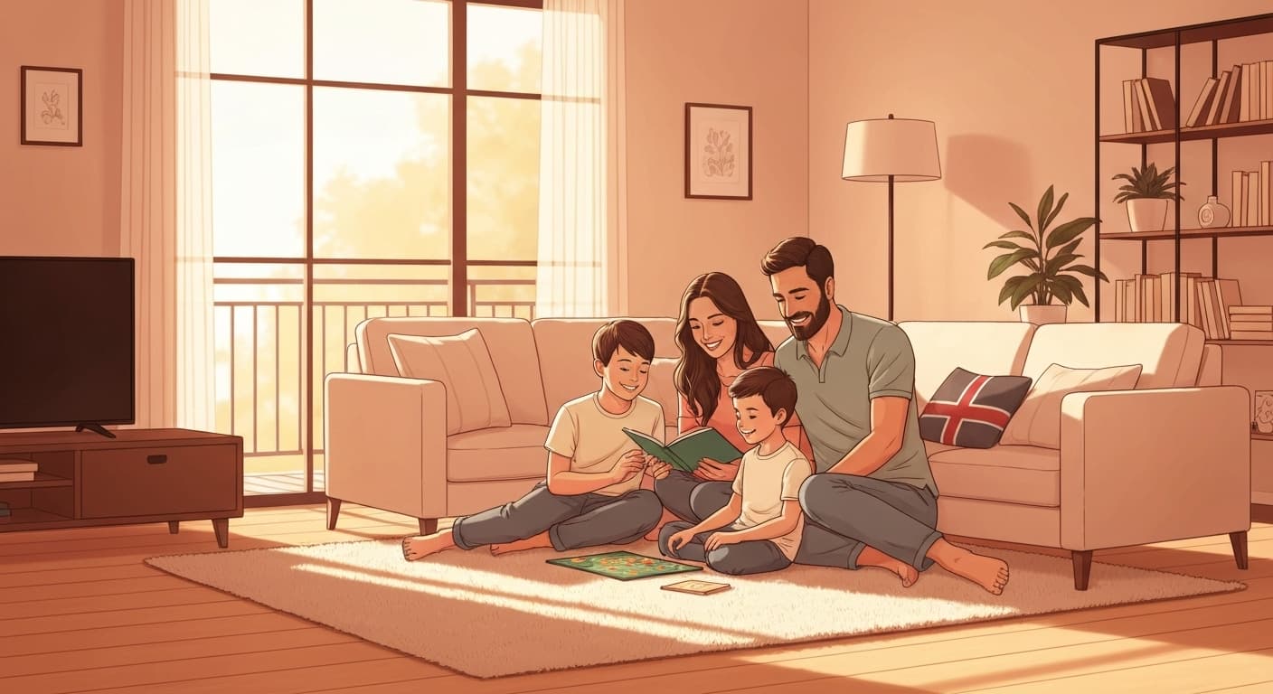 Famille française expatriée protégée et sereine