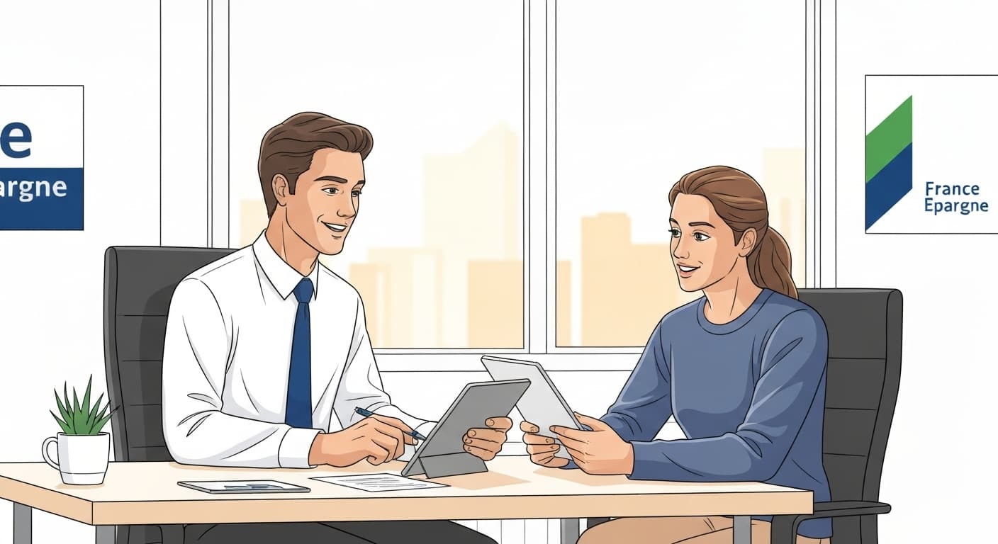Conseiller French Vest expliquant une assurance nomade digital à un freelance
