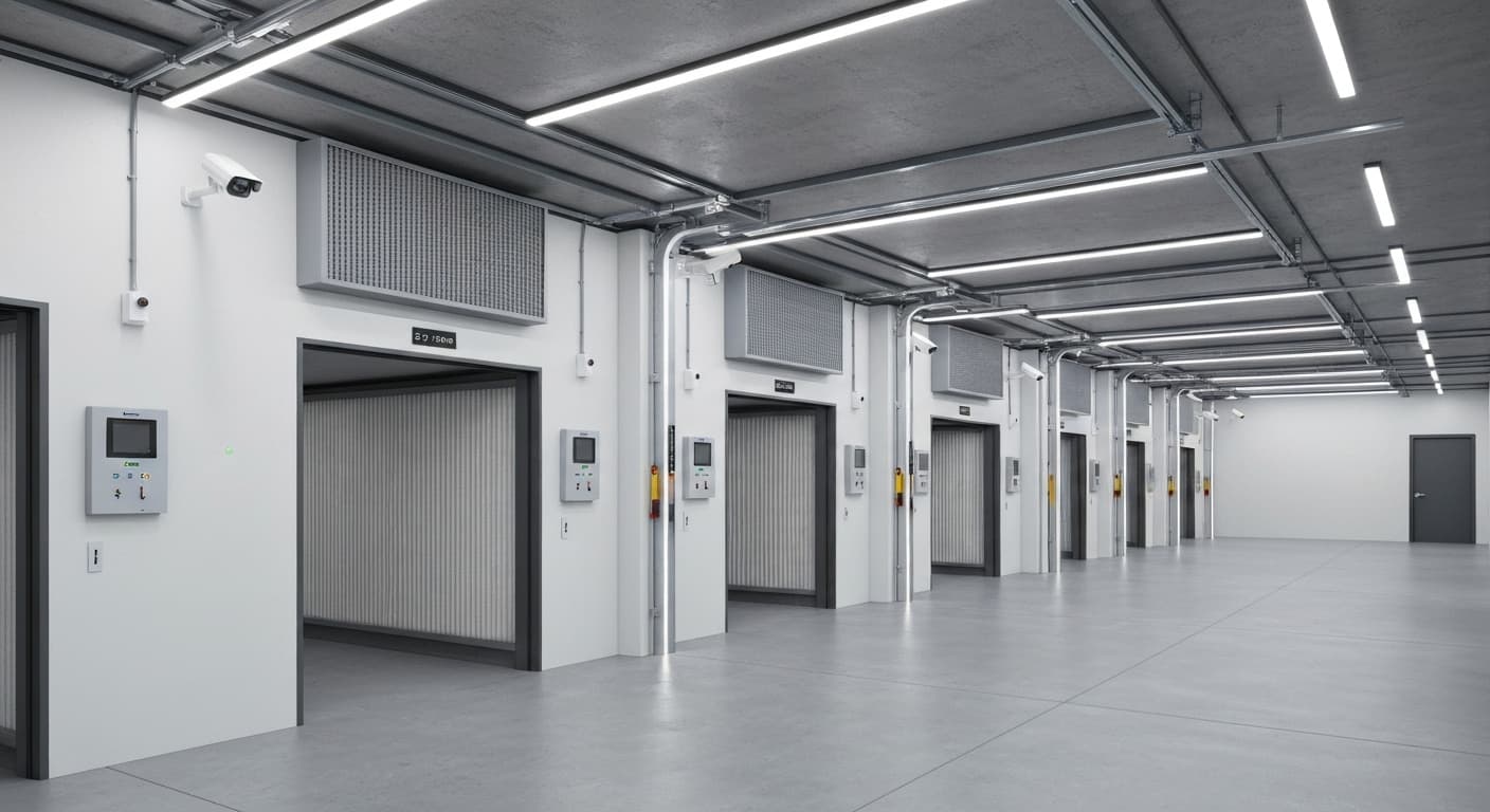 Installation professionnelle de stockage climatisé pour voitures de collection
