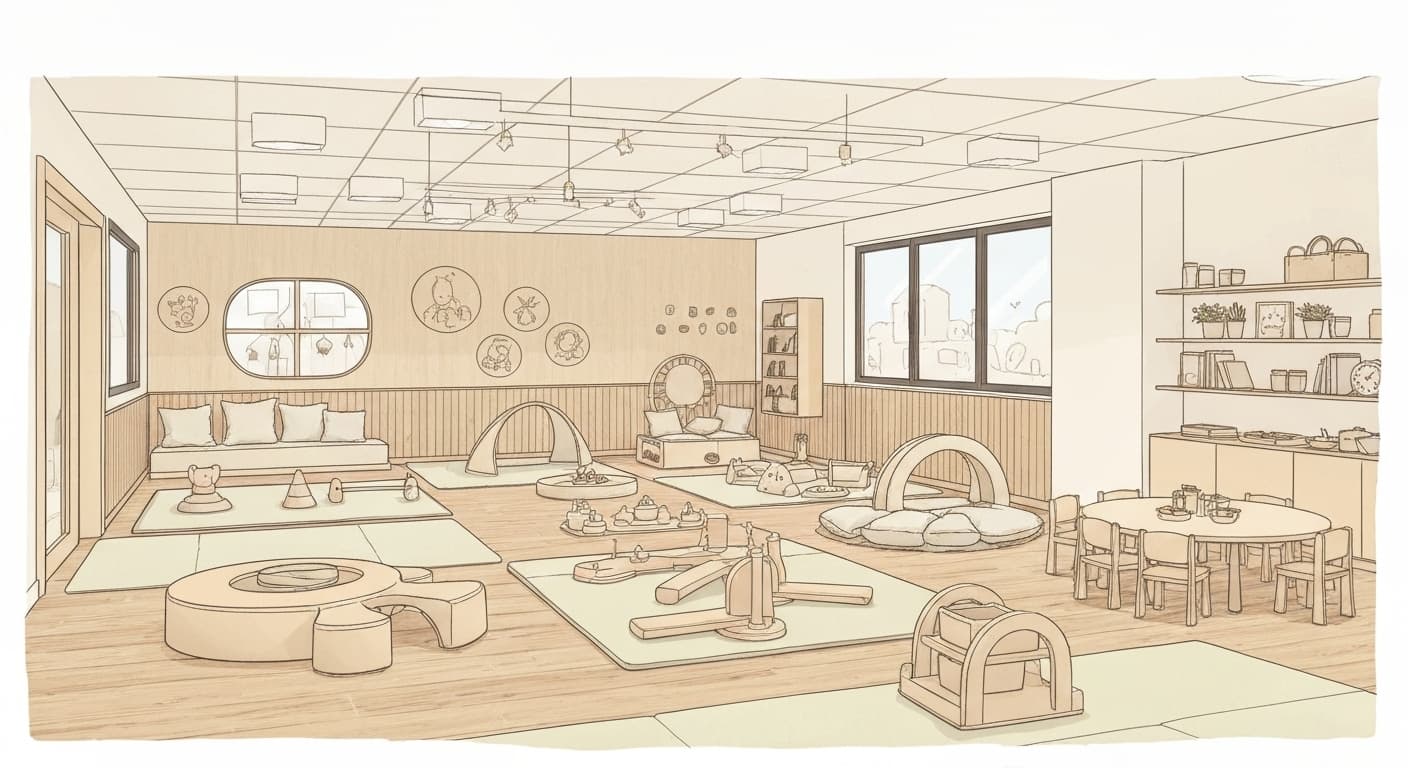 Micro-crèche moderne et sécurisée