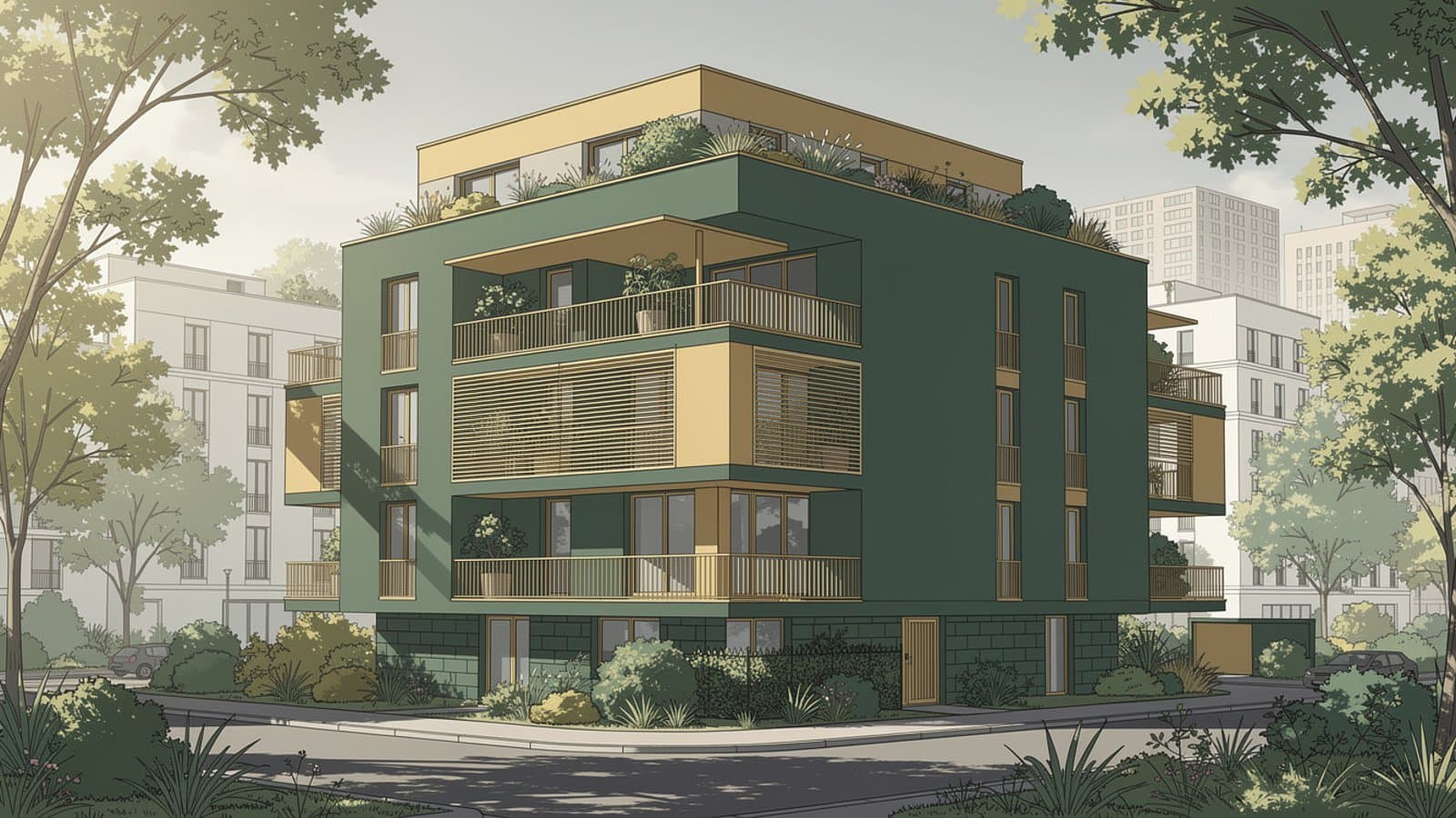 Programme immobilier neuf en nue-propriété dans une métropole française